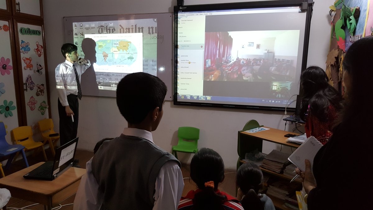 fbfrana14's tweet photo. mystery @SkypeClassroom session with #serbia school. #learningisfun #geography @amschool80 https://t.co/OZchzYYGGP