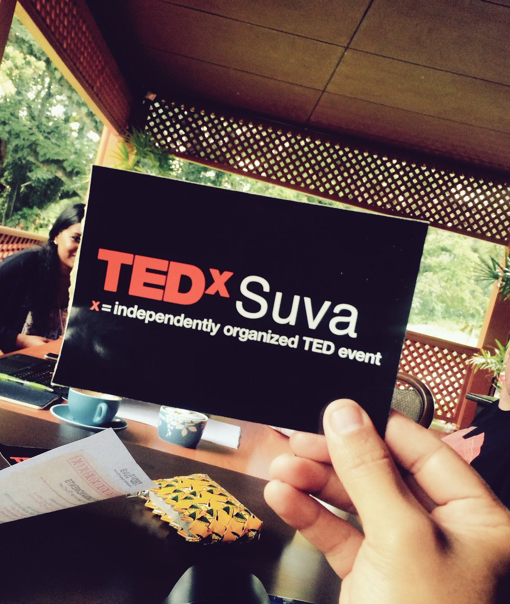 TEDxSuva's tweet photo. #TedxSuva are you ready? https://t.co/AnxqaWqER6