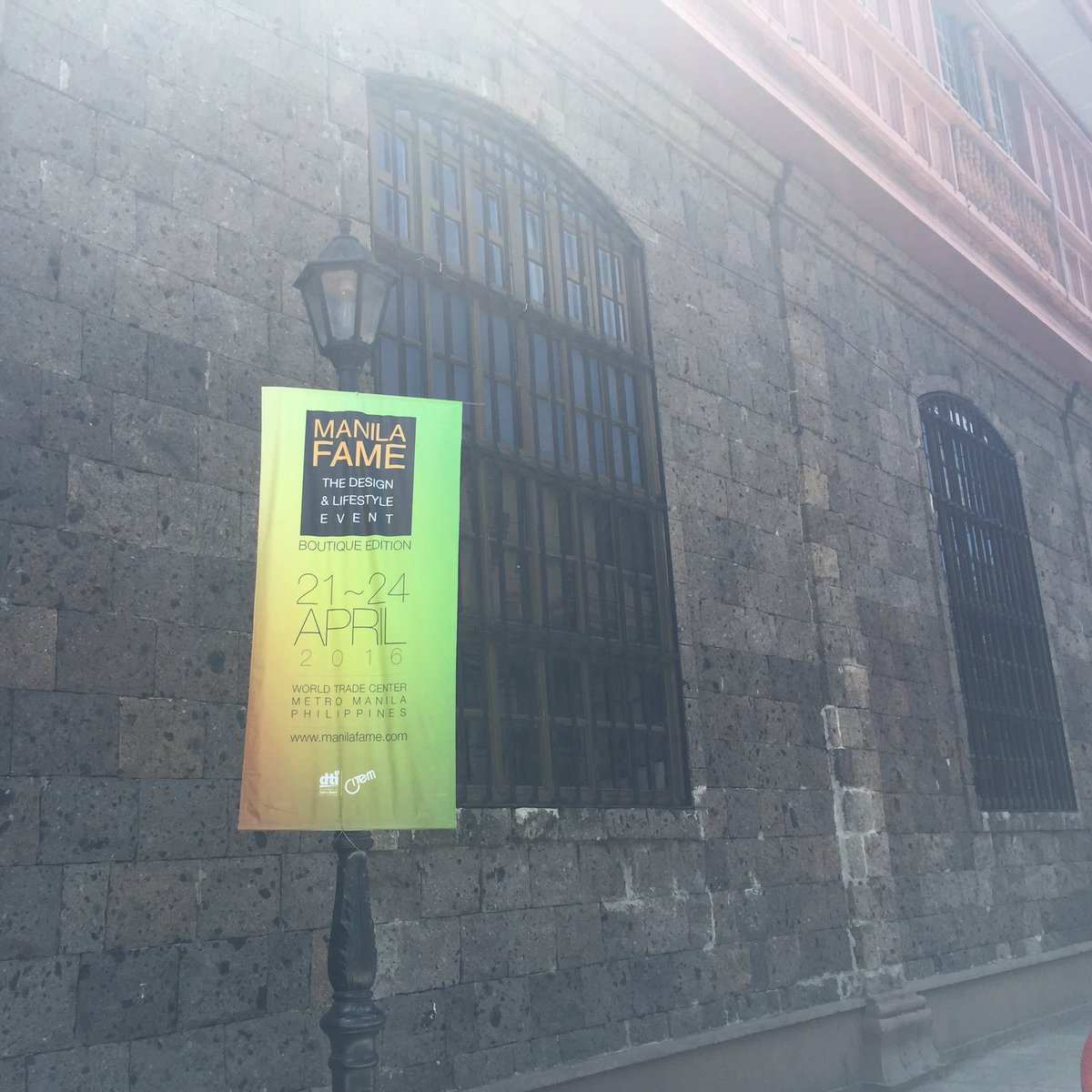 TheManilaFAME's tweet image. #ManilaFAME at #DesignWeekPH. Check out the activities at Intramuros