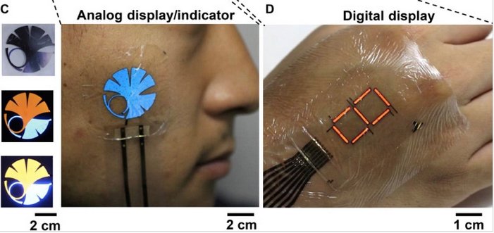 TechCrunch's tweet photo. This tattoo-like display is made possible by a new ultra-thin protective ‘E-skin’ https://t.co/HVt7dFLOuV https://t.co/a5YGVimmWi