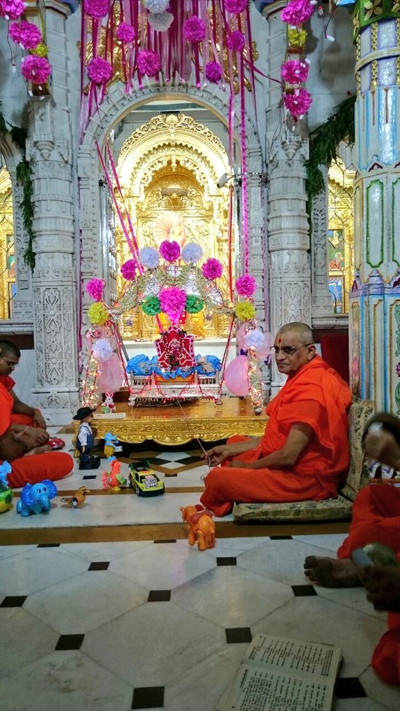 #SwaminarayanJayanti  24hour #Akhanddhoon purnahuti at #Maninagardham