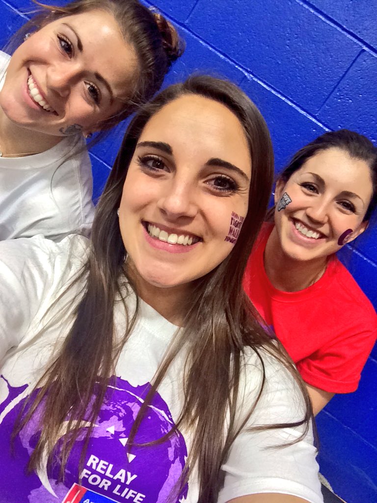LinseyBrie's tweet photo. Cancer doesn't sleep, so neither are we π #unerelay @KyraLynneh @meaghan_hamel https://t.co/dUx35qhLjU