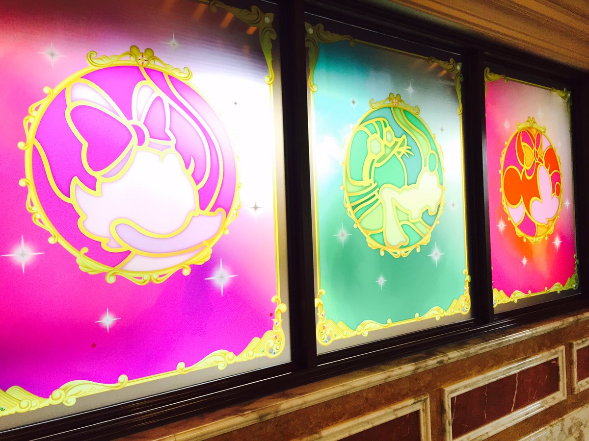 Kakeru على تويتر Dss Sweets ステンドグラス風自動ドアと窓 東京ディズニーシー15周年