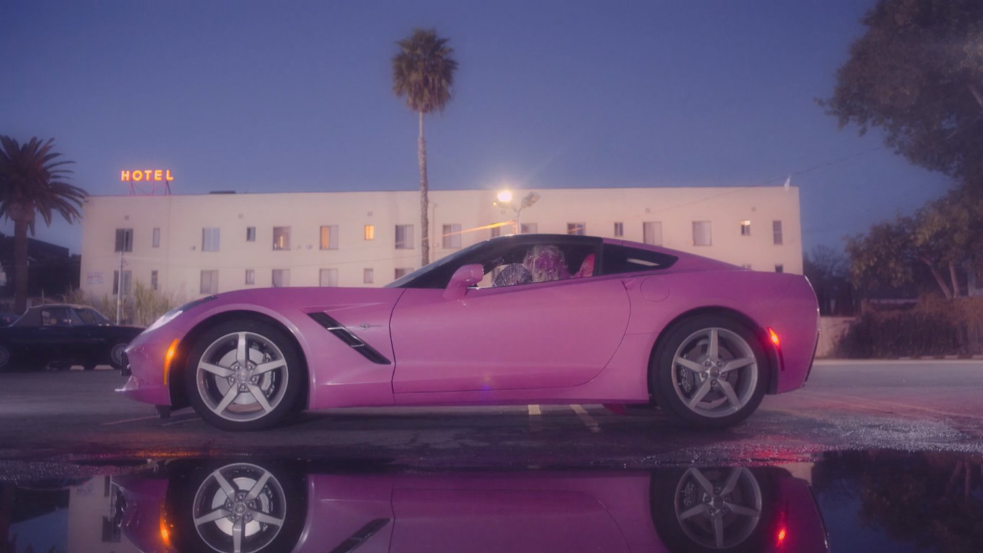 “Find the hot pink corvette, make a wish, and buy a t-shirt! 