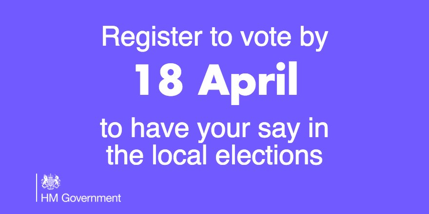 mhclg's tweet image. Your vote matters. Don’t lose it. #RegisterToVote in the upcoming elections: bit.ly/1PxUf8t