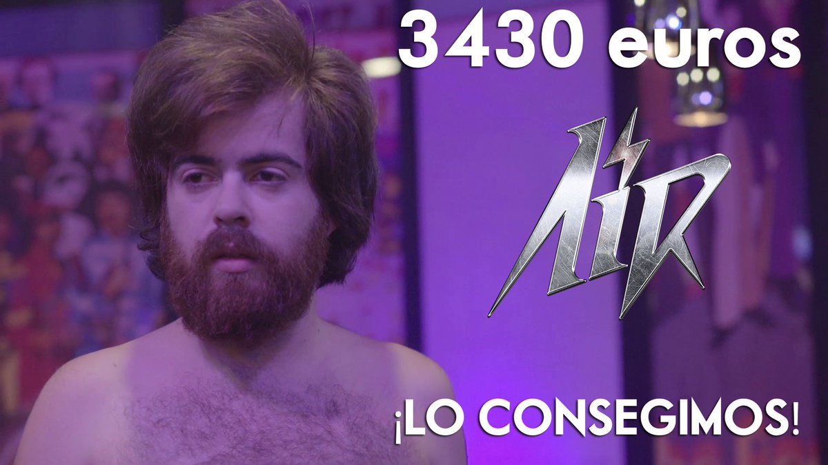 Airwebserie's tweet photo. Ayer acabó nuestro #crowdfunding. ¡MUCHAS GRACIAS A TODOS! ¡LLEGÓ LA HORA DE HACER LOS MEJORES EPISODIOS DEL MUNDO! https://t.co/6RKMEBgmBo