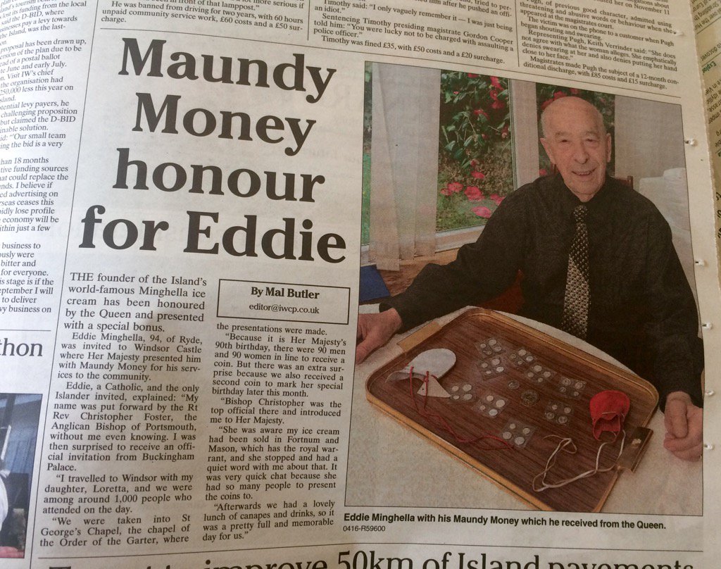 Proud of me old #dad :) #maundymoney