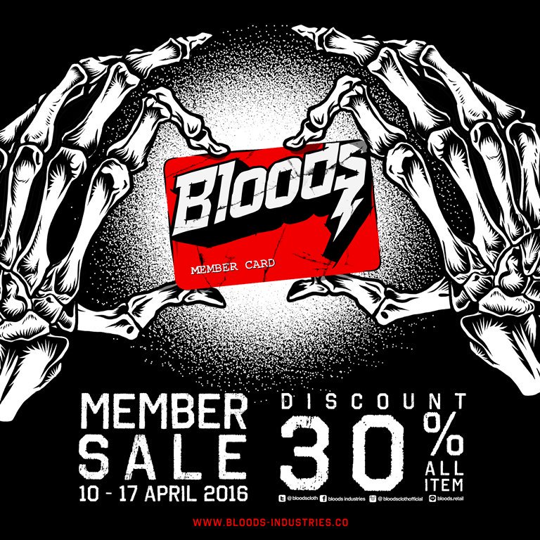 We're Open! Visit us <a href="/BLOODSGLXY/">BLOODS GALAXY</a> Taman Galaxy Raya Blok A No. 11. Get The New Stuff Here Now, Happy Shopping