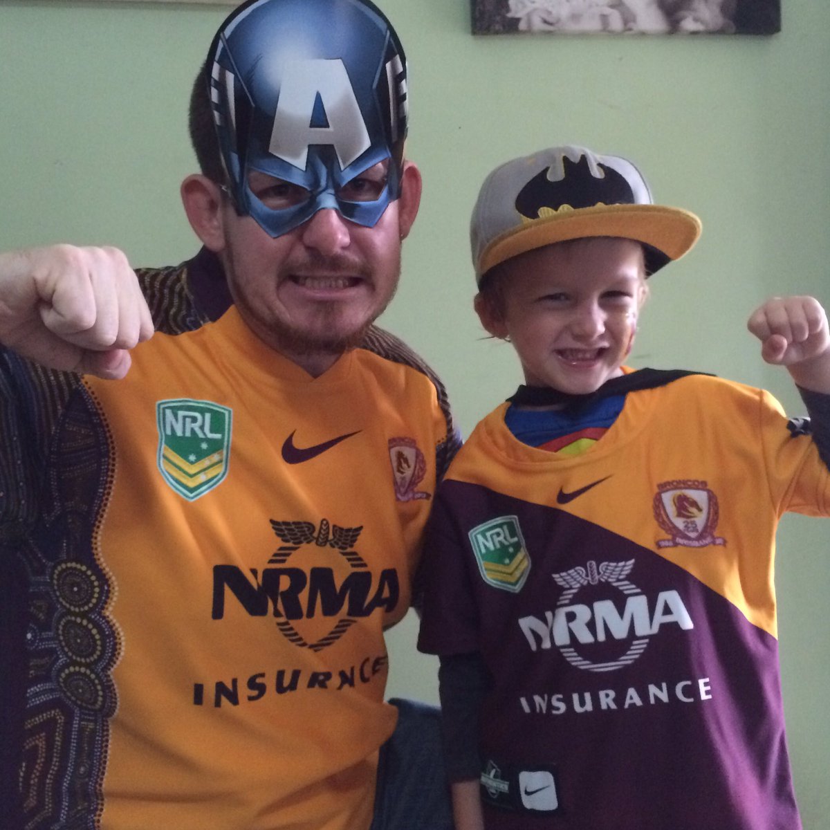 Cheyne_31's tweet photo. #BronxNation #NRLBroncosKnights #SuperheroSaturday #MarvelvsDC #NovaFanShot @brisbanebroncos https://t.co/Ere1BQeT1R