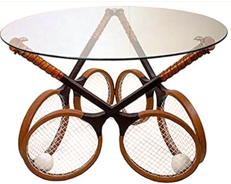 What you can do with ur old tennisrackets #classictennis woodenrackets