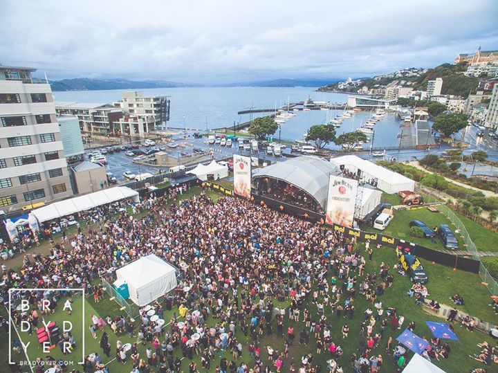 Wellington's waterfront isn't a bad place to have a party!