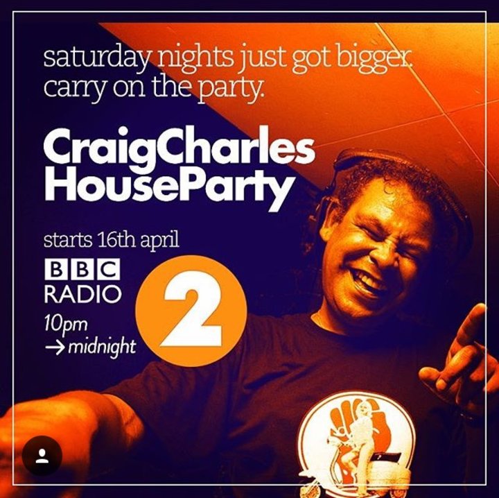 @CCfunkandsoul house party vibes tonight on @BBCRadio2 10pm onwards... #MrSaturdaynight