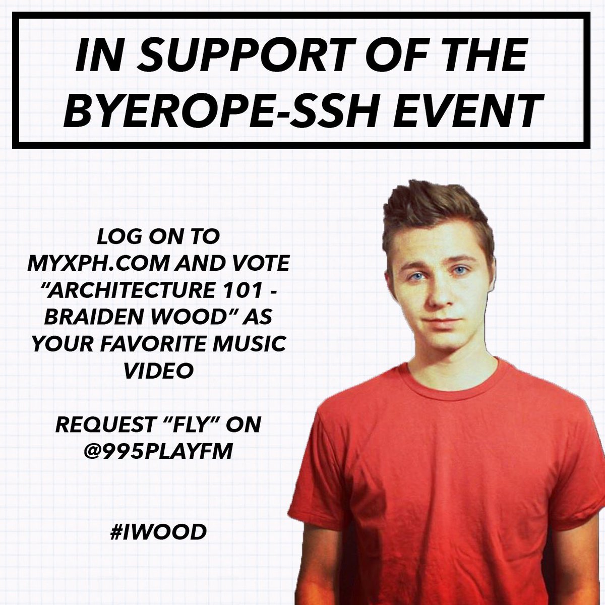 BraidenWliveMNL's tweet photo. COME ON GUYS. Let's make Braiden proud!!!!! Please request for @/995PlayFM to play Fly!! Thank you 💙 https://t.co/XIZFjEO9tO