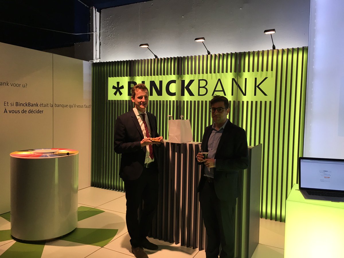 Ons team is er klaar voor op de VFB Happening in Kinepolis Antwerpen. Kom zeker eens langs op de @BinckBank_BE stand