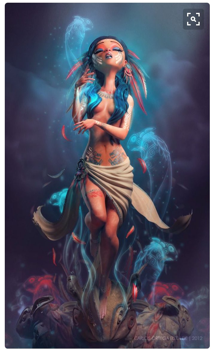JC_Swerve's tweet photo. Art like this is what I love ! Mysterious Nd powerful #weepingWoman #atzlan #aztec #indian https://t.co/vfuDNsA07I