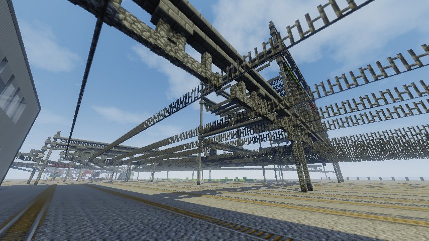 ゆーき ハイ 車両基地 Minecraft建築コミュ Minecraft マインクラフト マイクラ