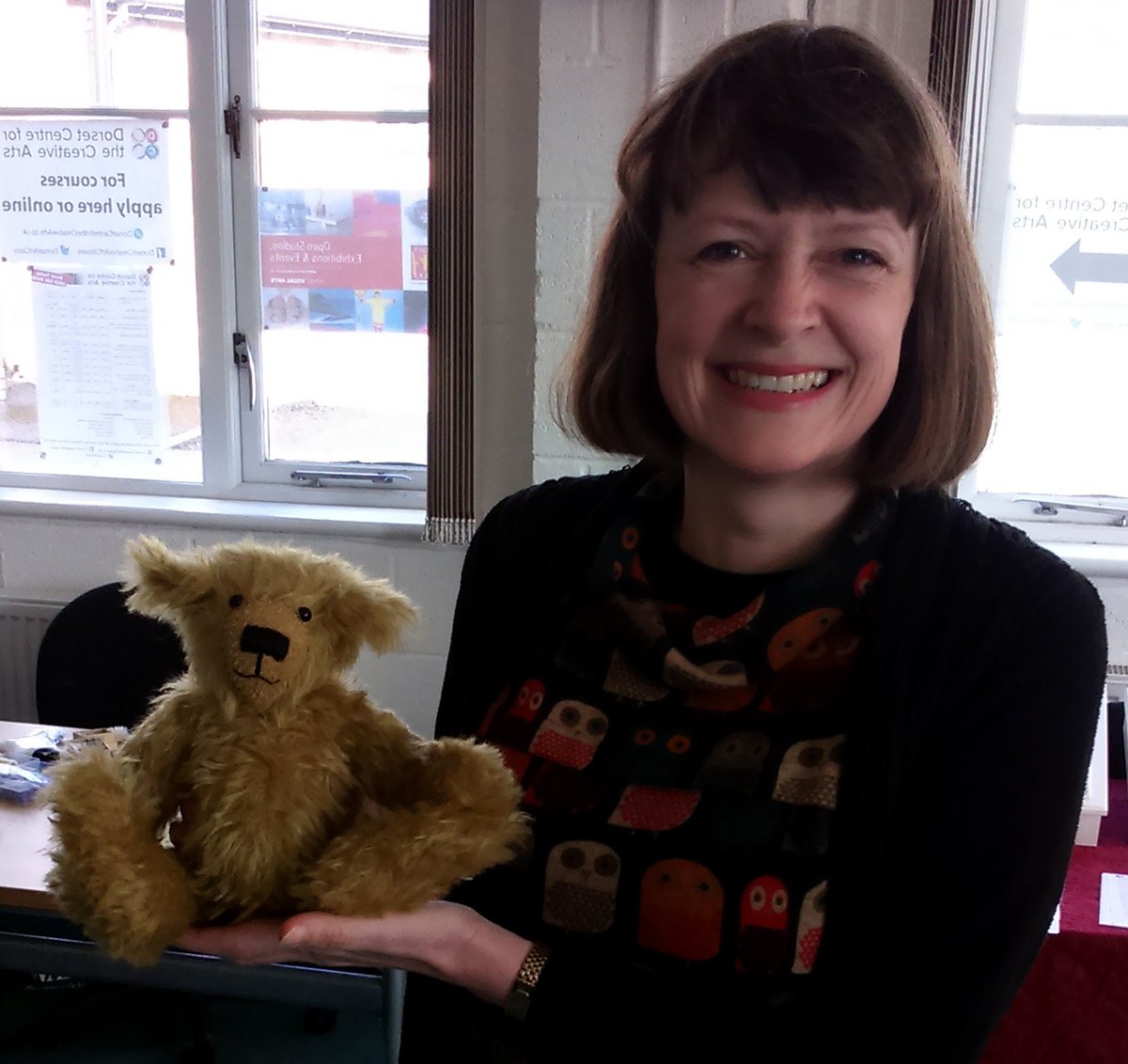 DorsetArtClass's tweet photo. Thank you Becky Lewis for making us our very own Poundbury bear. You can make one too https://t.co/J1FOvbT7Gx https://t.co/apDlCvLRaS