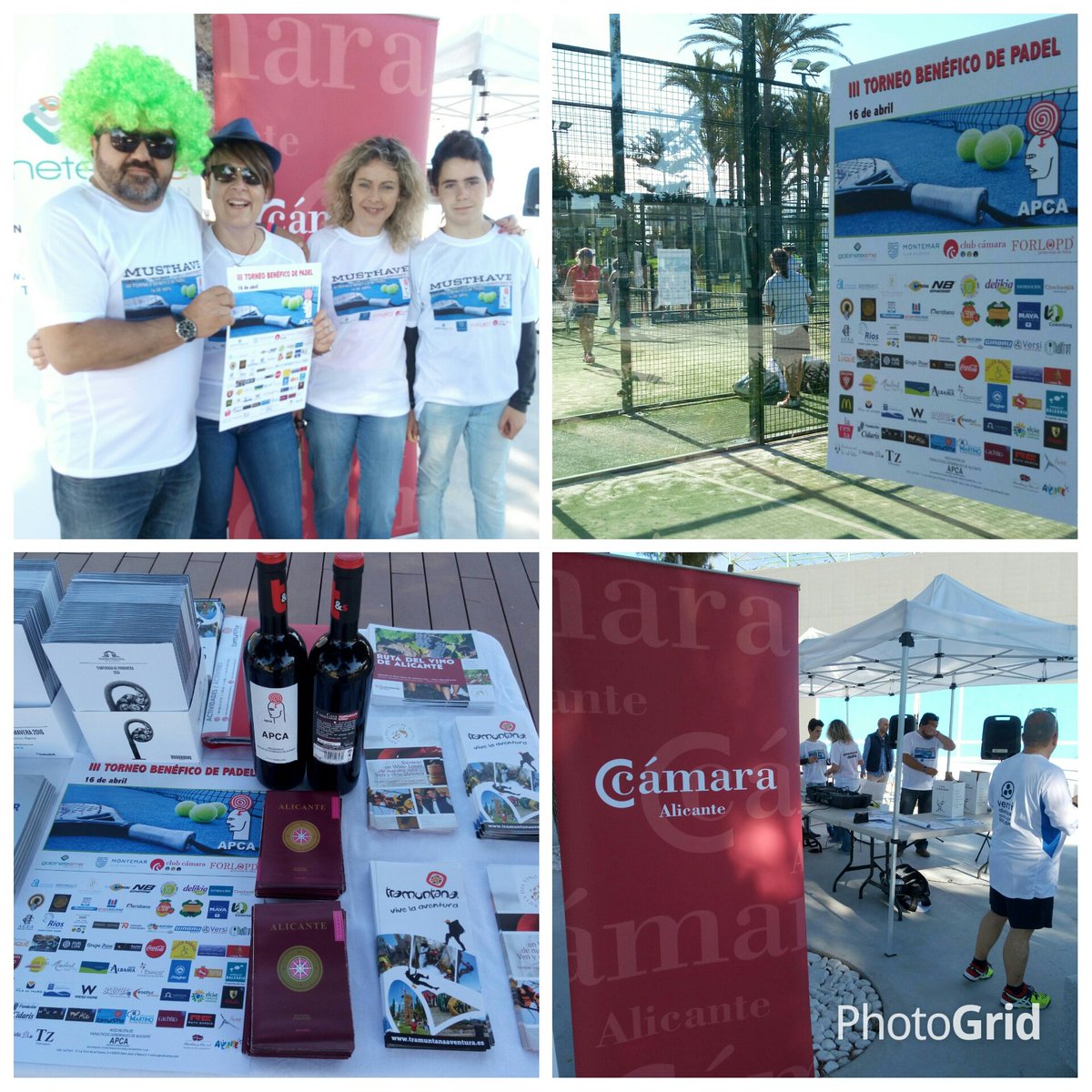 ¡#Padel solidario en #Alicante! Tod@s jugamos a favor de #Apca con <a href="/CamaraAlicante/">Cámara Alicante</a> <a href="/Sicted_ALC/">Sicted Alicante</a>  y much@s #amigos ;)