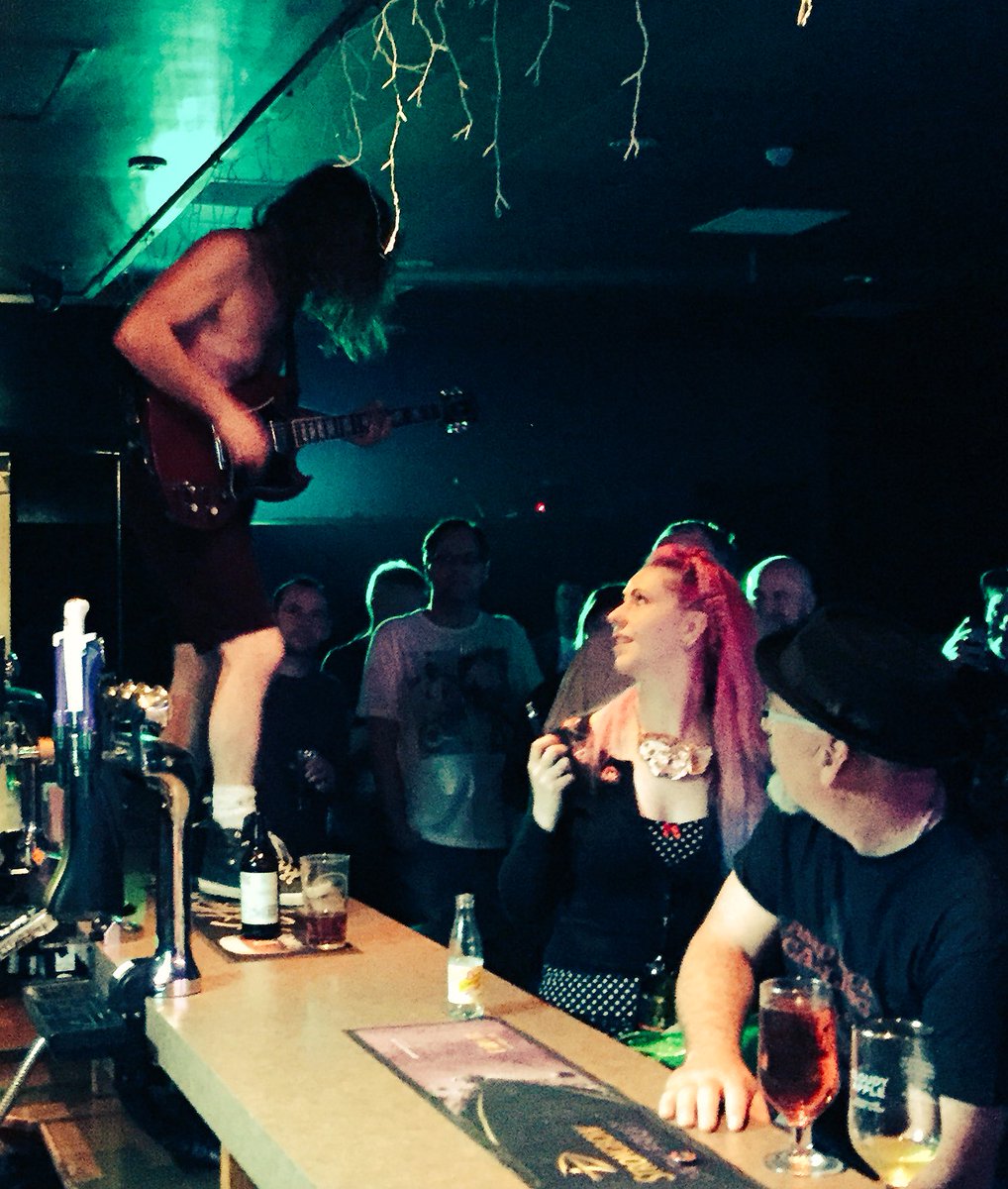 HellsBells #rocking it last night. If you weren't there-you missed a 'hell' of a show! #ukpub #livemusic #ACDC