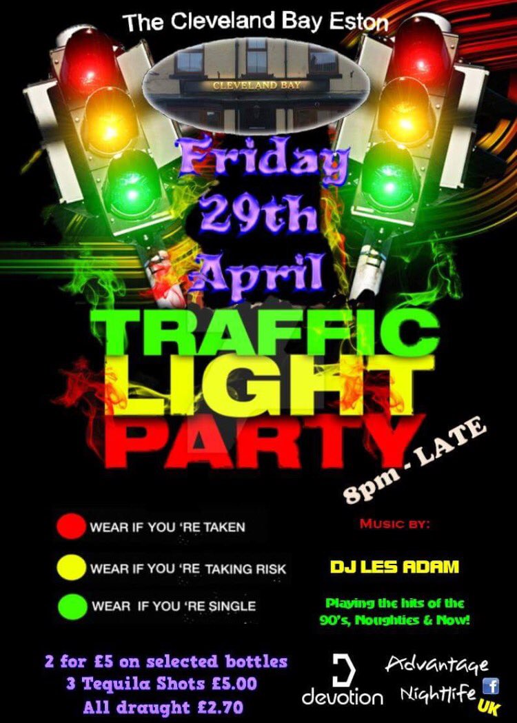 #TrafficLightParty at #TheClevelandBayEston later this month! #single #taken #takingarisk what will you choose?