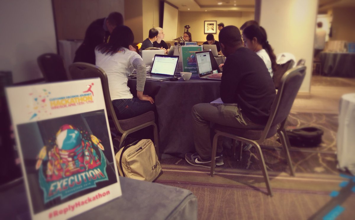 giuggiupa's tweet photo. At #replyhackathon in Windsor it's time to start!!Good luck guys!! @ReplyULabs https://t.co/CVFcMmKR4p