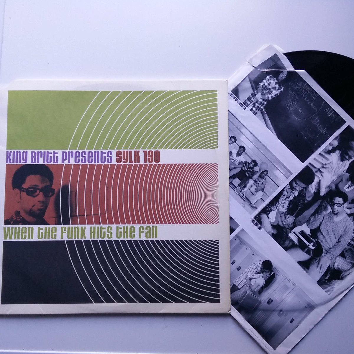 Nice bit of #vinyl King Britt presents Sylk 130 "When the Funk hits the fan" 2x12" 1997 #kingbritt