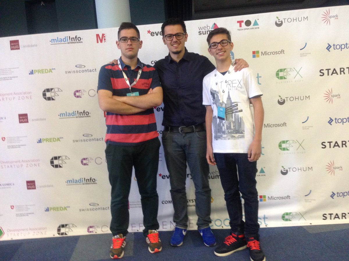 bonevetgjakova's tweet image. Granit and Ajri, #members of #BONEVET, are participating at #codefest2016