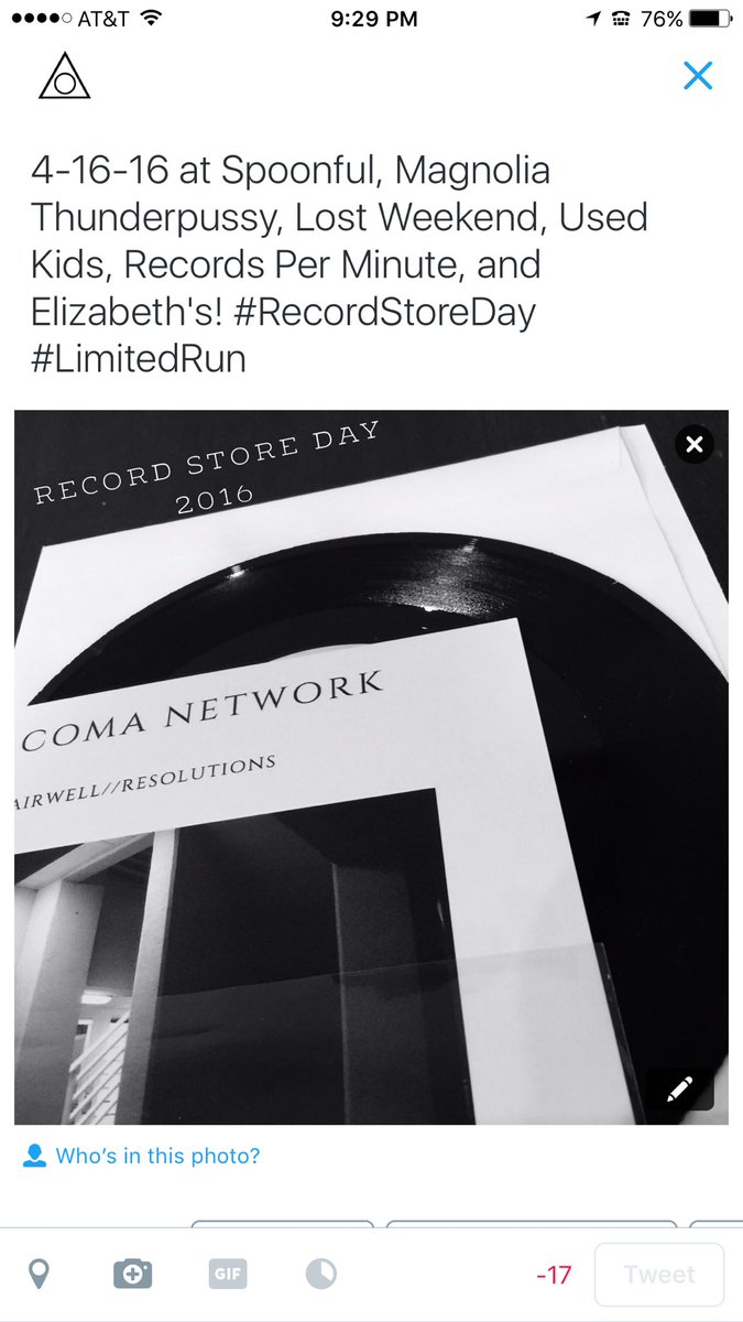 PostComaNetwork's tweet image. Get 'em while they're still here. Available this morning at all of Columbus' raddest rekkit shops! #RecordStoreDay