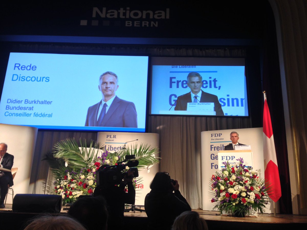 PLR Neuchâtel (@plrne) on Twitter photo Discours de Monsieur le Conseiller fédéral D. Burkhalter à l'#AD_PLR. Discours de Monsieur le Conseiller fédéral D. Burkhalter à l'#AD_PLR.