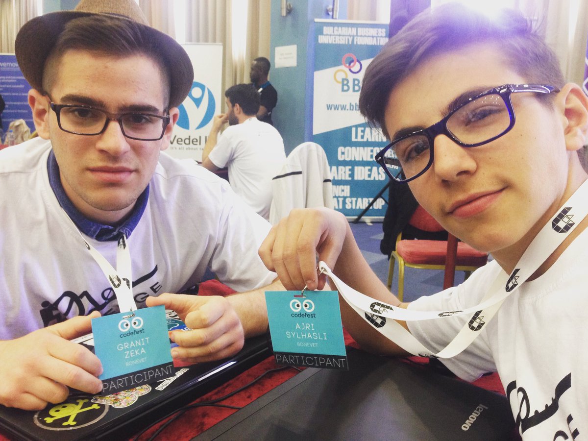 bonevetgjakova's tweet image. #BONEVET #members at #codefest2016 in Ohrid.