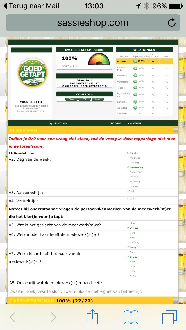 Ze kunnen natuurlijk ook overdrijven, maar hier zijn we erg trots op😜