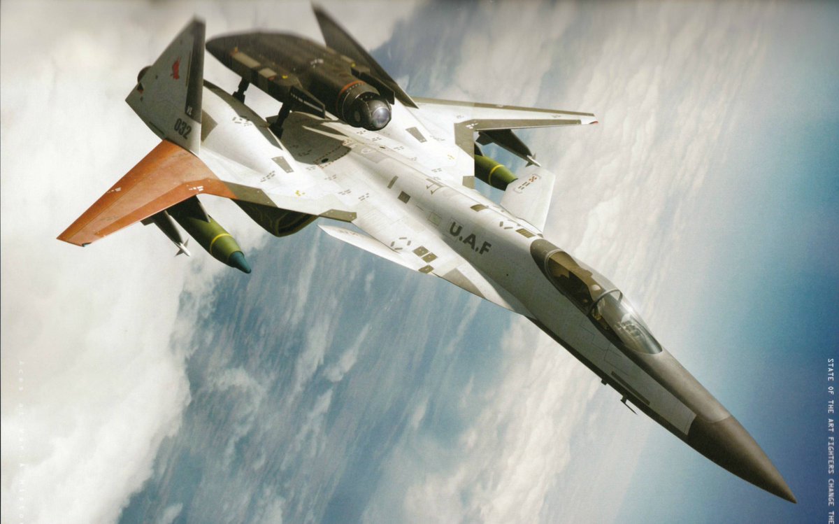 エースコンバット雑学bot 時々脱糞 エースコンバット何の日 1985 1 4 Adfx 01開発開始 Zero T Co Iqionp8xb9