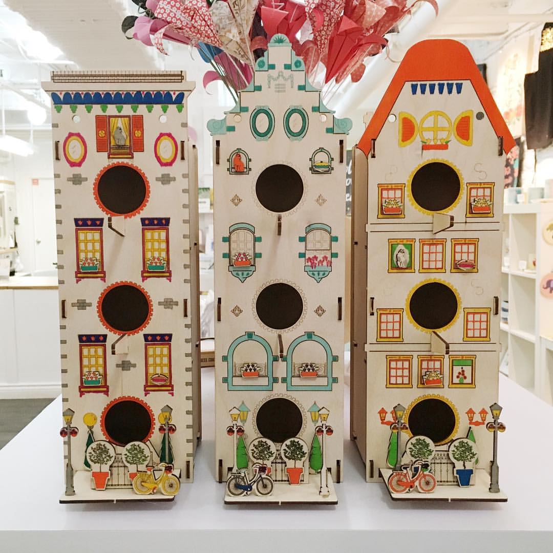 inkwellboutique's tweet photo. These canal #birdhouses might be for the birds, but we like them to display inside! #collectall3 #DIY #adultcoloring https://t.co/cJylqc9FR8