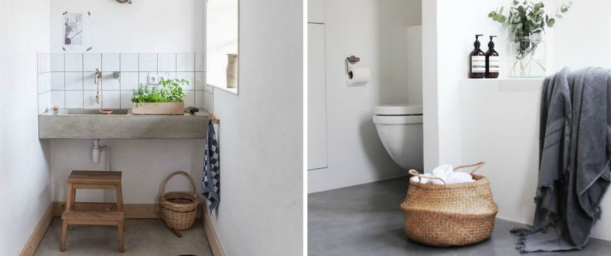 MakeOverNL's tweet image. Beton is niet perse kil en koud, het kan juist ook sfeervol en warm zijn in de badkamer! goo.gl/7Ep3Si