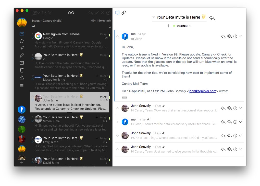 Canary Mail On Twitter: Meet @canarymailapp Exciting New