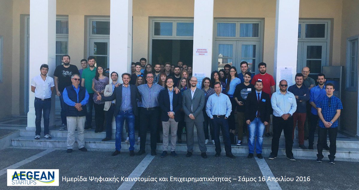 yannisc's tweet photo. Are you in this picture? At the Digital Innovation and Entrepreneurship Day, in Aegean University, Samos #startups https://t.co/sHJfgm8zbJ