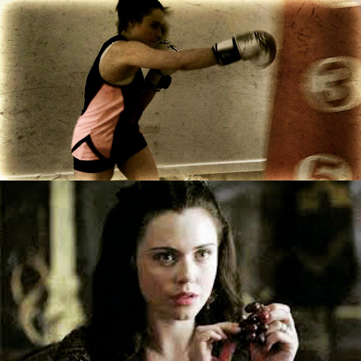 JennieJacques1's tweet photo. @RosieMcGowan1 teaching Princesses boxing... #Vikings #Princessjudith #emzfitlondon https://t.co/Hg8tPJYyCw