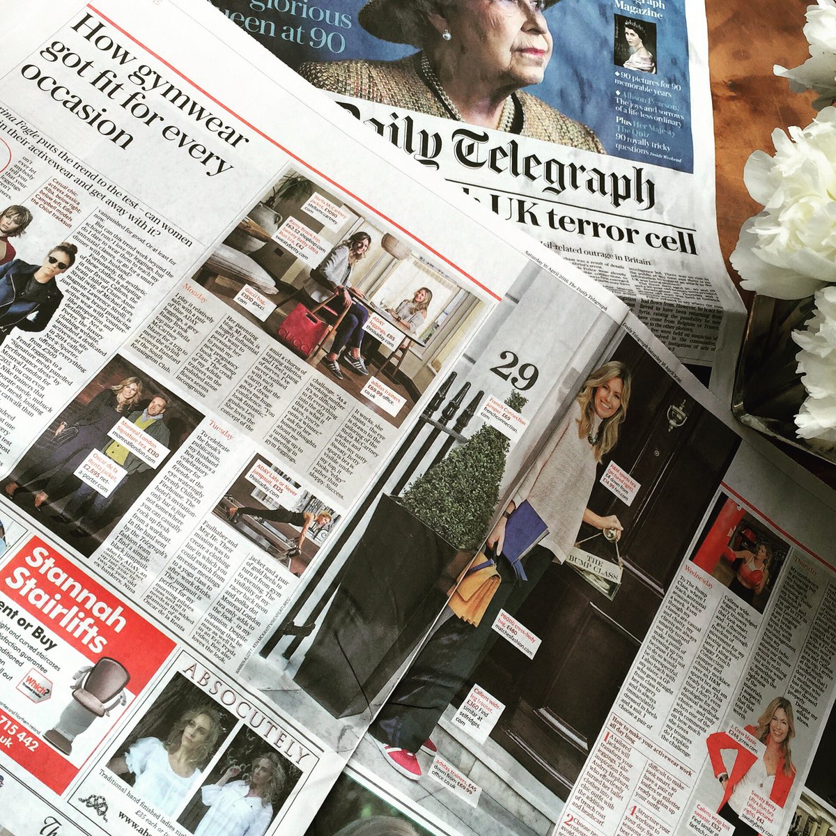 In today's <a href="/Telegraph/">The Telegraph</a>: My week in activewear. Could I get away with it? telegraph.co.uk/wellbeing/fitn…