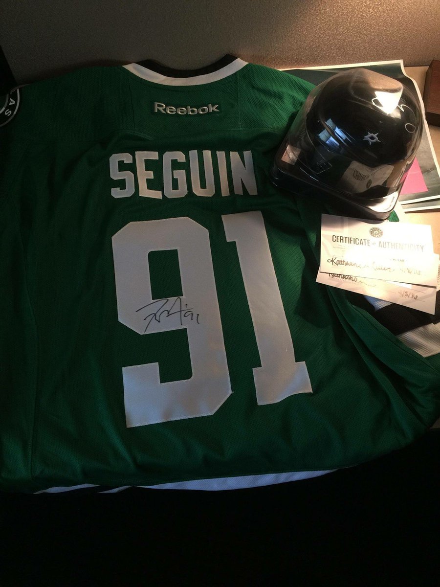 So a big thank you to @RayMonaghan86 for securing us some Dallas Stars items for the auction.