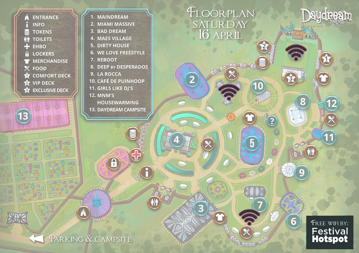 Ga je naar Daydream? Maar geen buitenlandbundel? Zie de kaart voor de locatie van onze WiFi hotspots! #gratiswifi