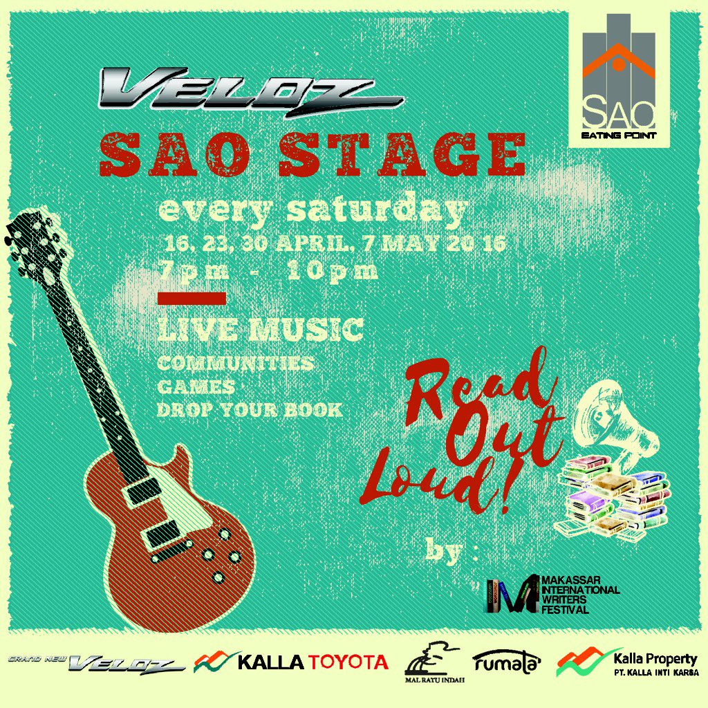 SAOEatingPoint's tweet image. Ayo ke Sao Eating Point @MalRatuIndah dan nikmati makan malam dengan hiburan di Veloz Sao Stage @KallaToyotaID