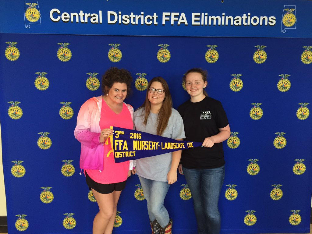 OhatcheeFFA's tweet photo. 3rd Place in Nursery Landscape! Great job girls @OHSTribe https://t.co/ebjDblgeIO