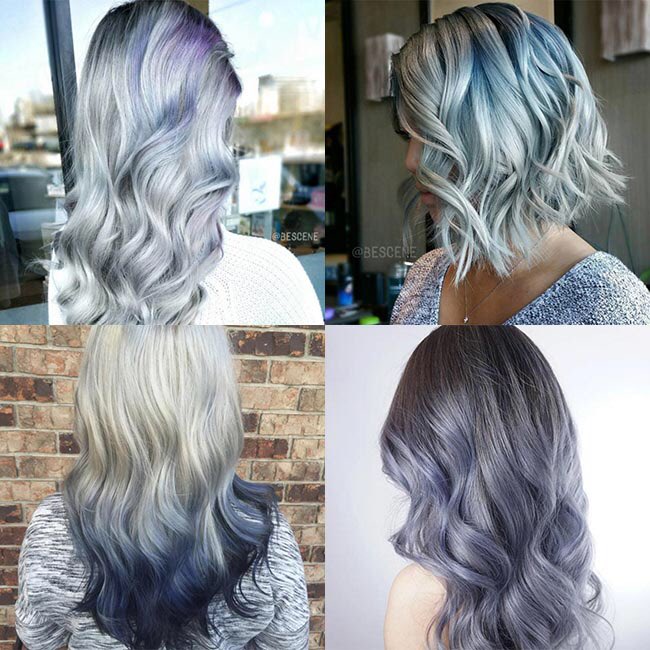 fowler35LDN's tweet photo. This summer's biggest hair trend...denim. Stonewash is not just for your jeans, people! #denimhair #fowler35 #london https://t.co/zsKmwSMXUx