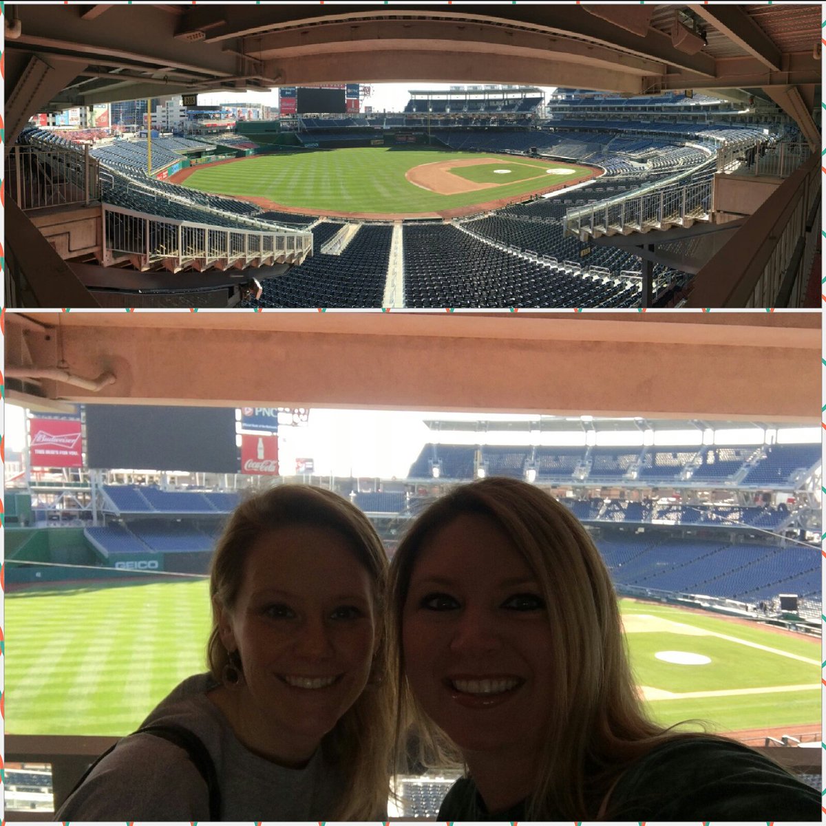 At Nationals stadium today for science of baseball training. #stemeducation