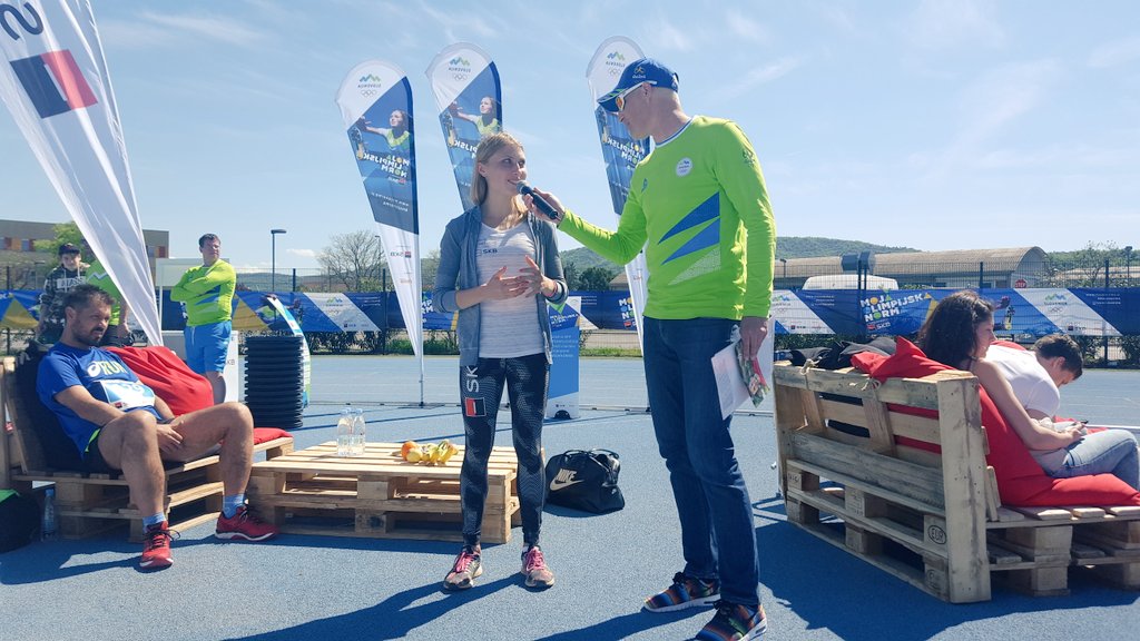 TeamSlovenia's tweet photo. Danes kot navijacica @Missmasy23 na #mojanorma v #kp https://t.co/et2ZrBkNZ6