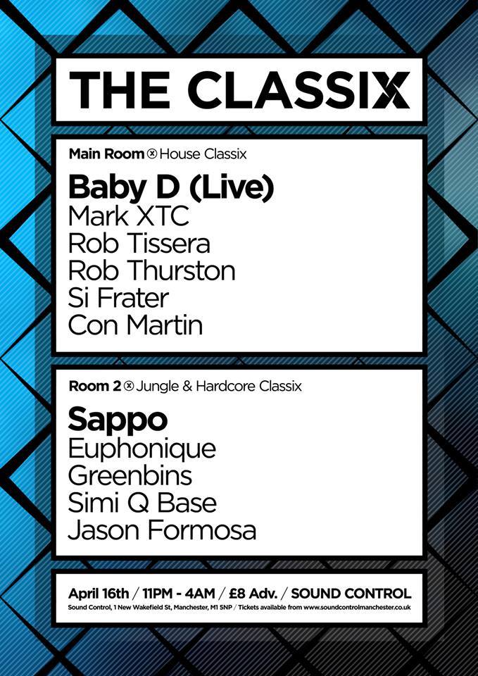 DjEuphonique's tweet photo. Get down to @soundcontrolmcr tonight for @TheClassixMcr!! #Jungle #DnB #Oldskool #Hardcore #rave https://t.co/jaq5mGVyVH