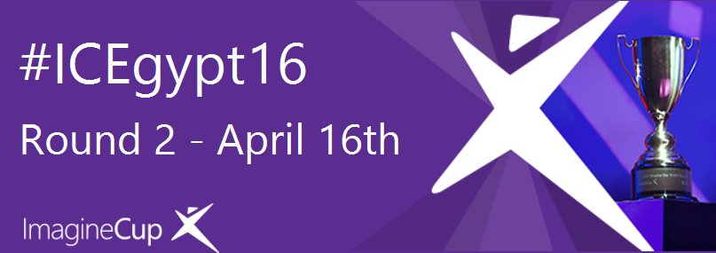 MSFTImagineAR's tweet image. Wishing the best of luck to #StudentDevs in #Egypt participating today at the #ImagineCup #ICEgypt16