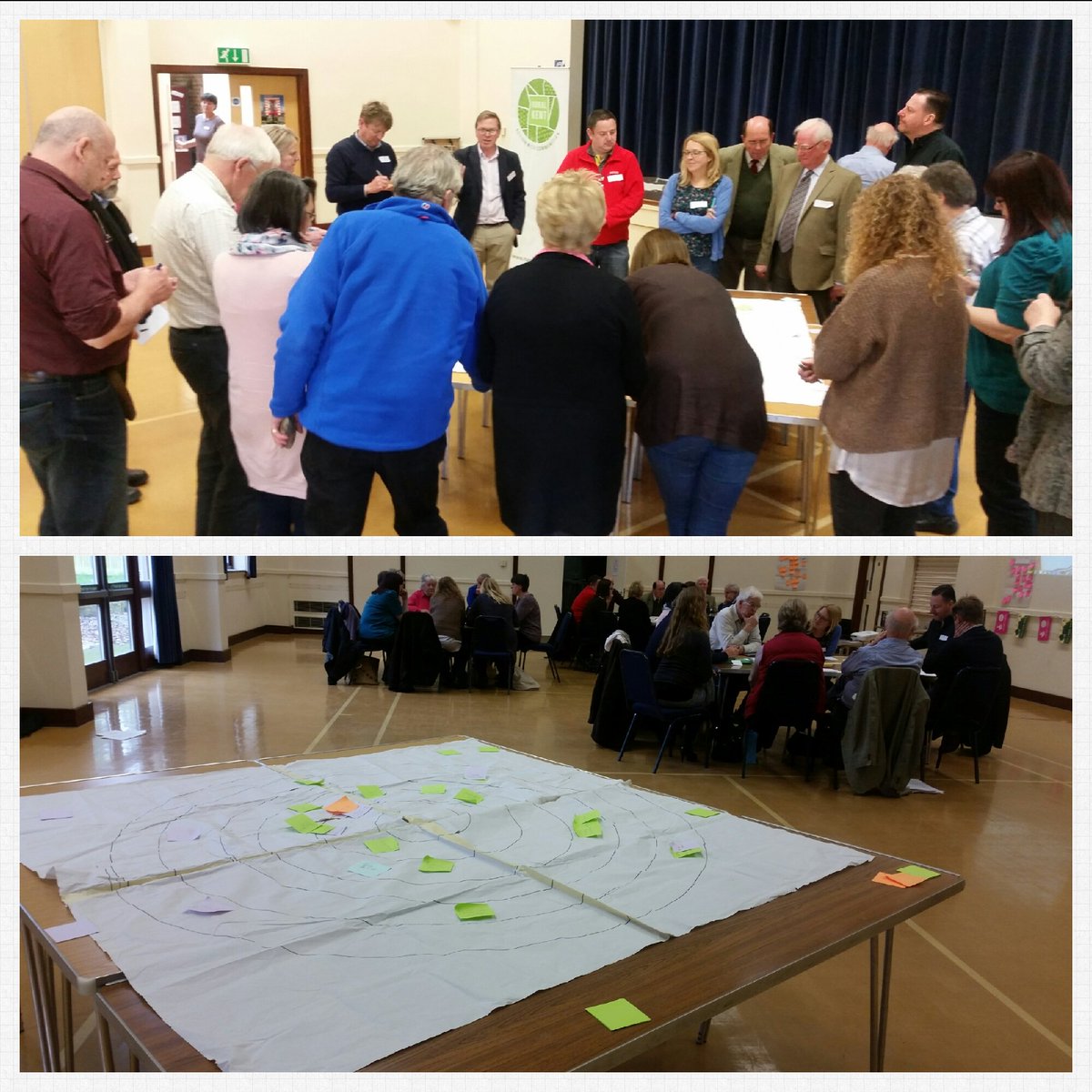 communityplans's tweet image. #communityledplanning group exercise leading to workshop @RuralKent @RuralSussex @VillageSOS