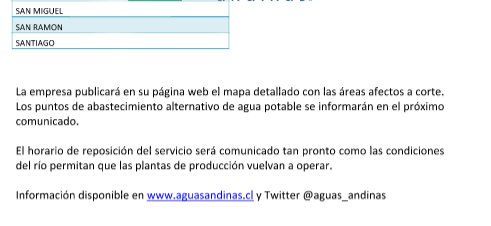 aguas_andinas's tweet photo. @biobio #Informamos Corte de emergencia en la RM: https://t.co/lvhJT8MjLT