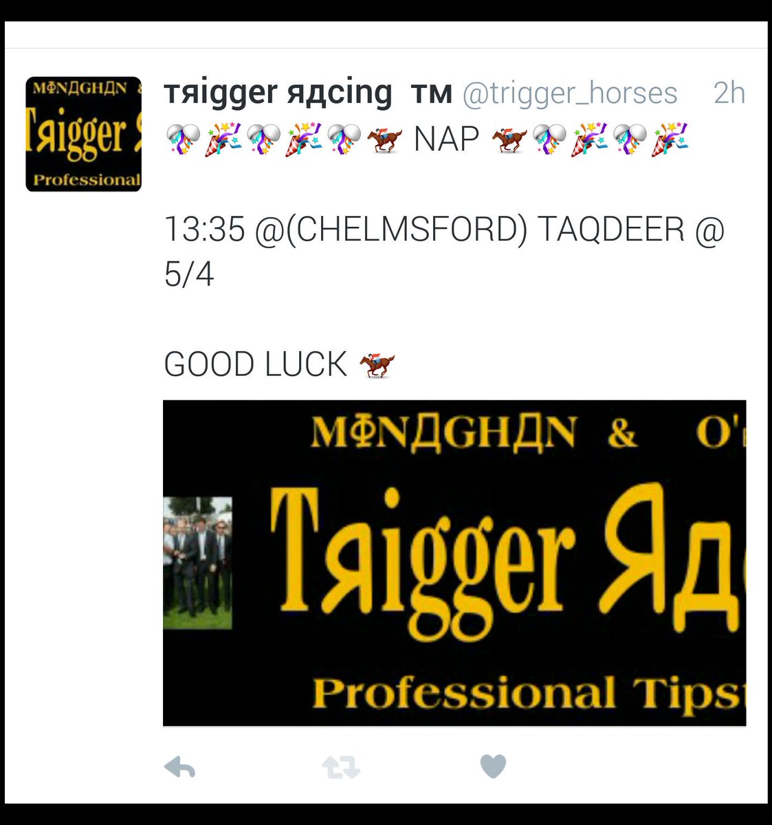 trigger_horses's tweet image. 💣🐴💣🐴💣🐴💣🐴💣🐴💣🐴💣🐴💣

NAP WINNER ✅